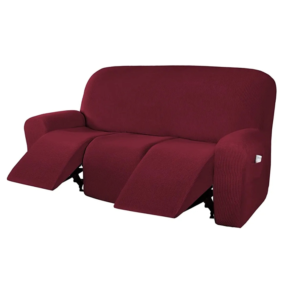 3 Seaters Super Stretch Recliner Sofa Covers Reclining Couch Cover Recliner Sofa